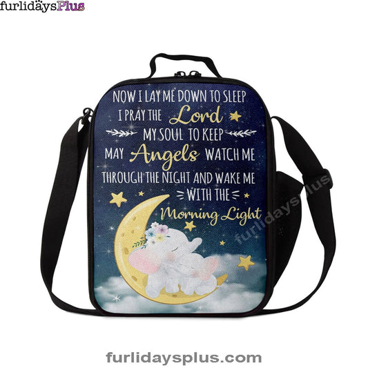 Now I Lay Me Down To Sleep Christian Lunchbag, Bible Verse Lunch Bag, Scripture Lunchbag