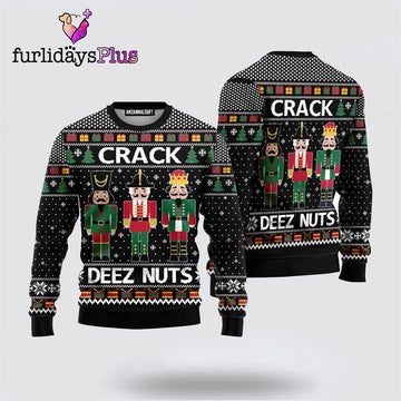 Nutcracker Black Urly Christmas Sweater ,Christmas Ugly Sweater For Men, Women