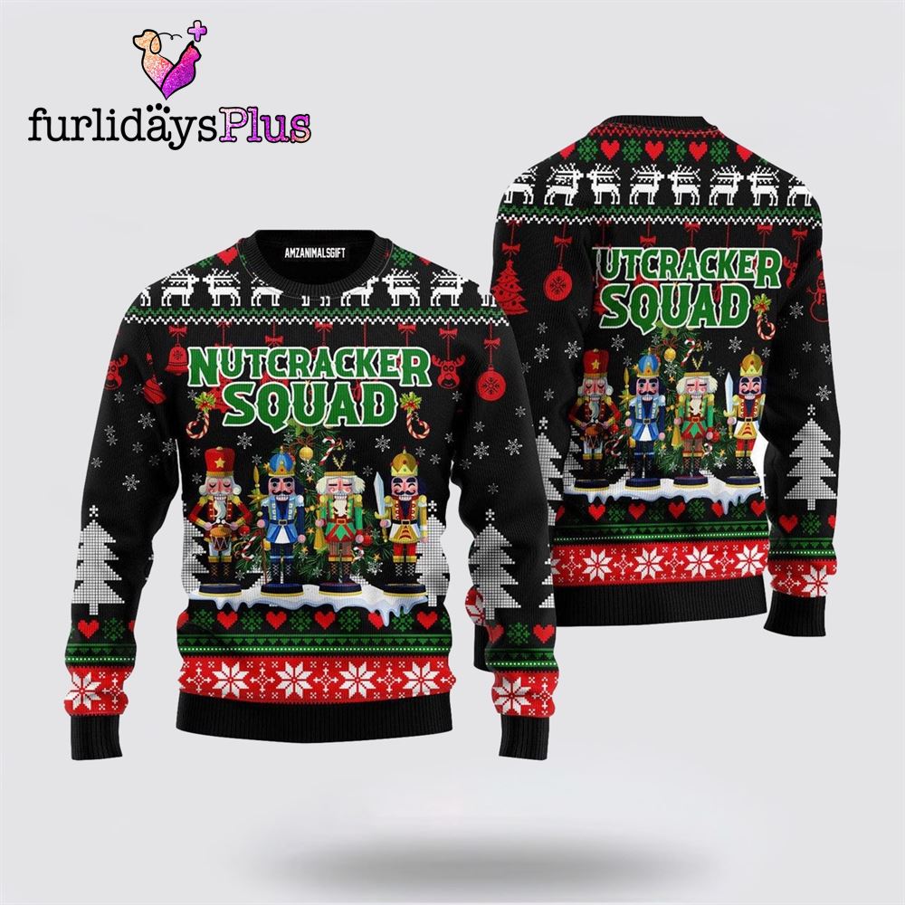 Nutcracker Squad Ugly Sweater ,Christmas Ugly Sweater For Men, Women
