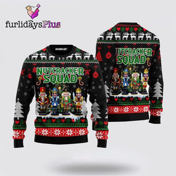 Nutcracker Squad Ugly Sweater ,Christmas Ugly Sweater For Men, Women