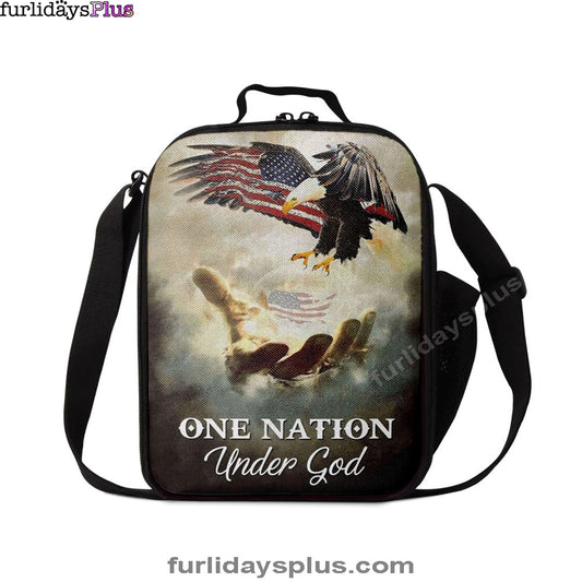 One Nation Under God Lunchbag, Bible Verse Lunch Bag, Scripture Lunchbag