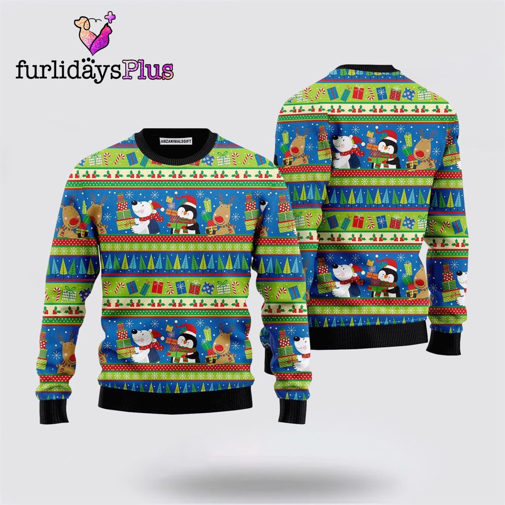 Penguin Sweater All I Want For Christmas Is Penguin ,Christmas Ugly Sweater For Men, Women