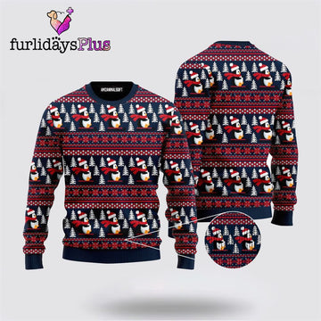 Penguins Ugly Christmas Sweater, Penguins I'm So Cool ,Christmas Ugly Sweater For Men, Women