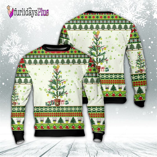 Pickleball Christmas Tree Ugly Christmas Sweater For Men And Women, Christmas Gift, Christmas Winter Fashion