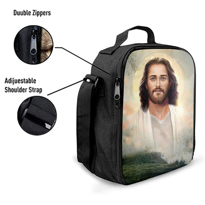 Portrait Of Jesus Lunch Bag, Jesus Lunch Bag, Christian Lunchbag