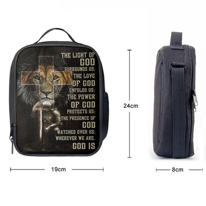 Prayer For Protection, Warrior Lion Of Judah Lunchbag, Bible Verse Lunch Bag, Scripture Lunchbag