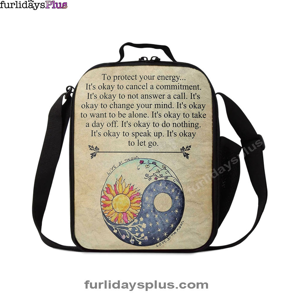 Protect Yourself- Live & Love Lunchbag, Live By The Sun Love By The Moon, Christian Lunchbag