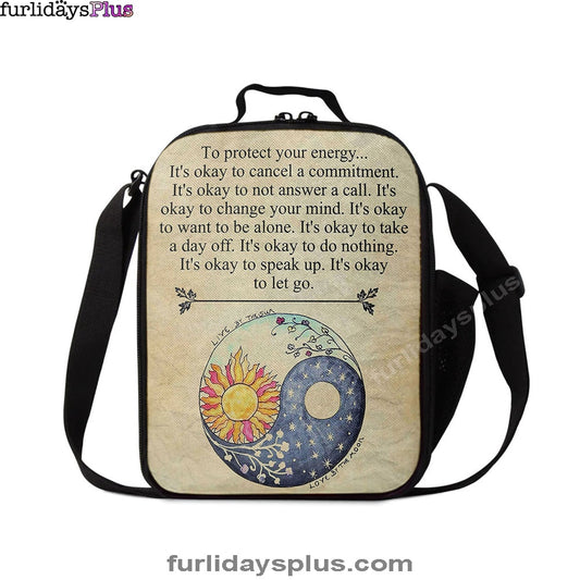 Protect Yourself- Live & Love Lunchbag, Live By The Sun Love By The Moon, Christian Lunchbag