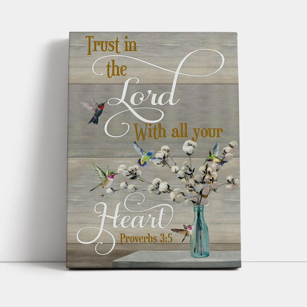 Proverbs 35 Hummingbird Scripture Christian Canvas Prints - Bible Vers ...
