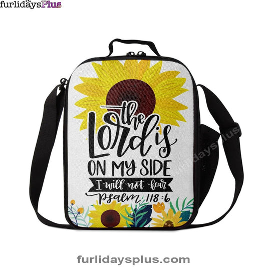Psalm 1186 The Lord Is On My Side I Will Not Fear Bible Verse Lunch Bag Art, Bible Verse Lunch Bag, Scripture Lunchbag