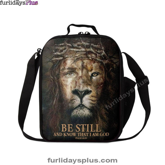 Psalm 4610 Be Still And Know That I Am God Lunchbag, Bible Verse Lunch Bag, Scripture Lunchbag