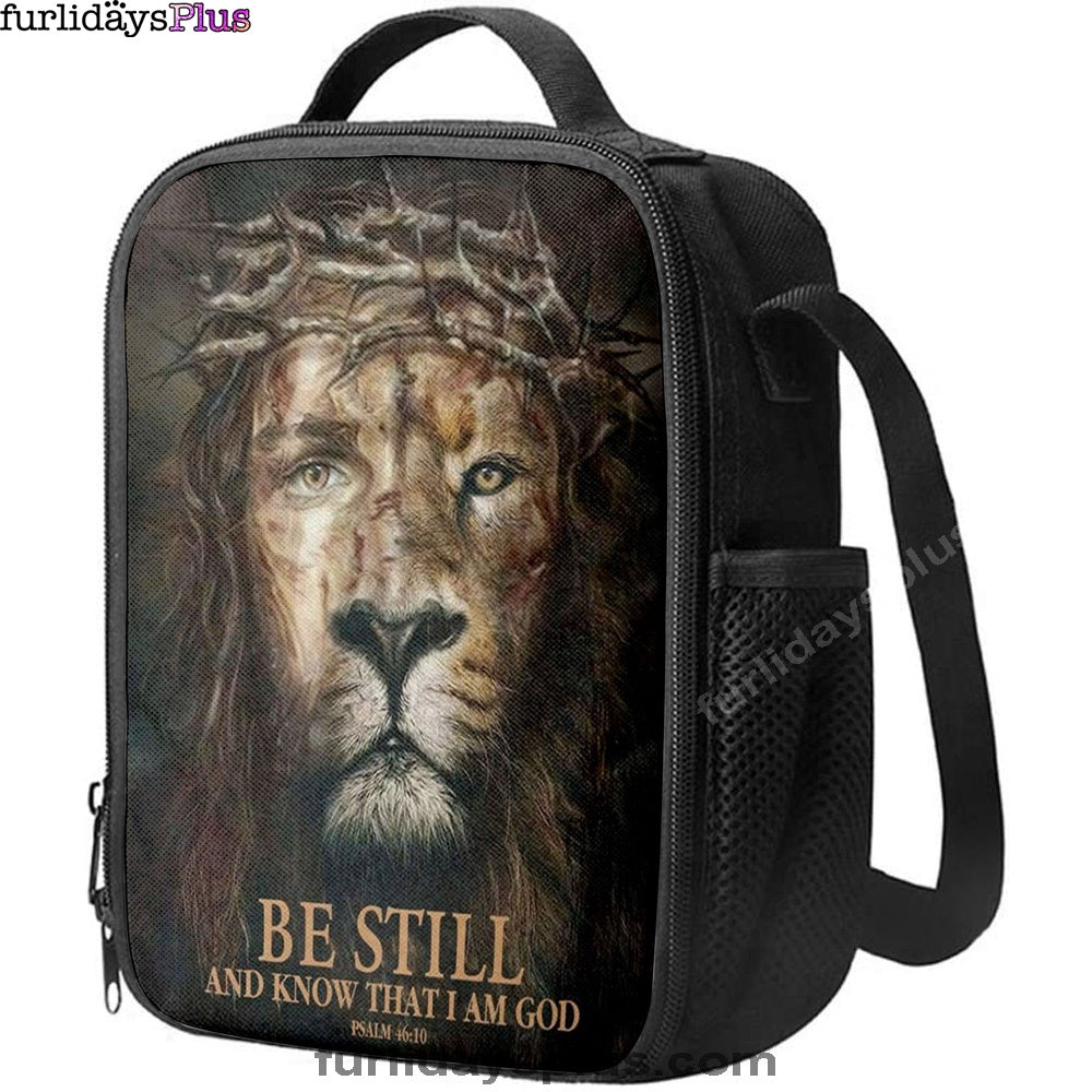 Psalm 4610 Be Still And Know That I Am God Lunchbag, Bible Verse Lunch Bag, Scripture Lunchbag