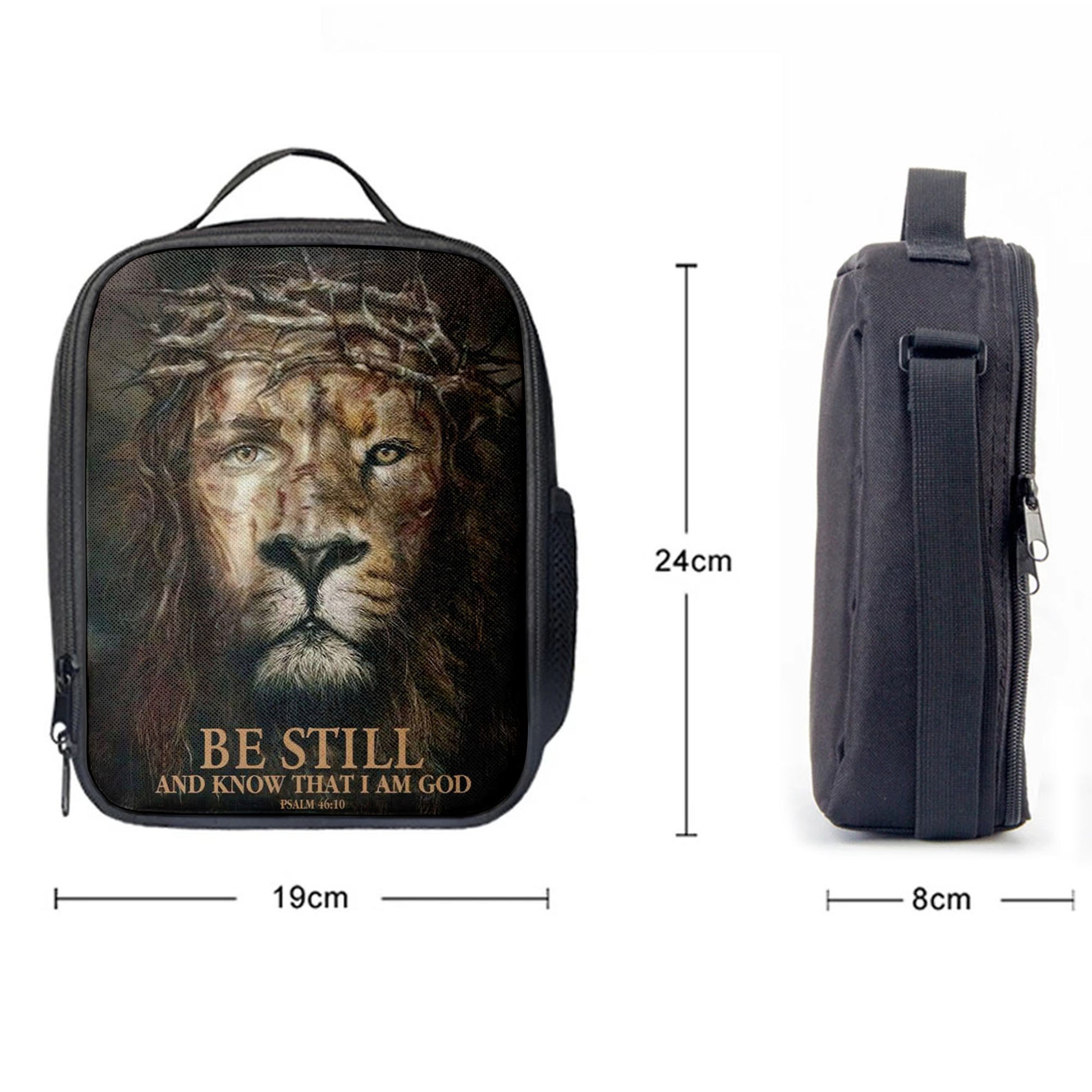 Psalm 4610 Be Still And Know That I Am God Lunchbag, Bible Verse Lunch Bag, Scripture Lunchbag