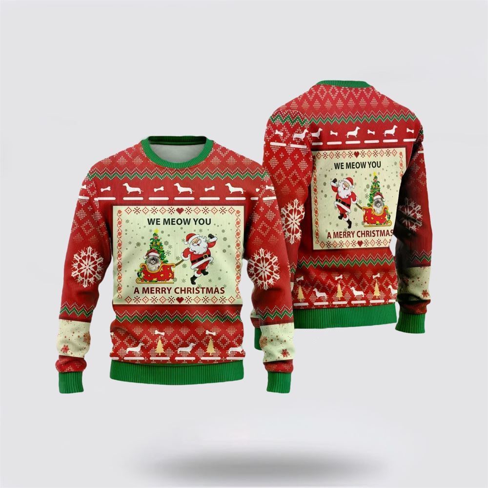 Ragdoll Cats Ugly Christmas Sweater, Christmas Sweater For Cat Lover