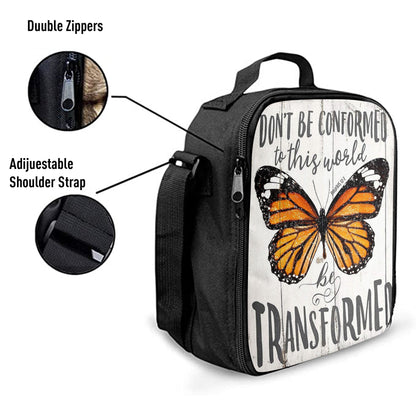 Romans 12 2 Butterfly Lunchbag, Be Transform, ation For Bedroom, Bathroom, Office, Living Room