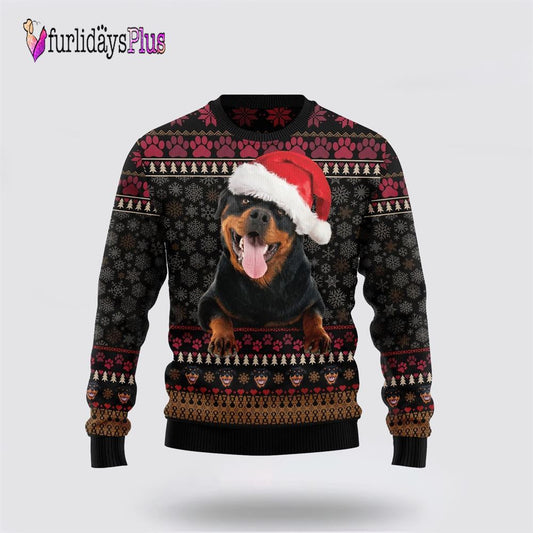 Rottweiler Christmas Christmas Ugly Sweater, Dog Lover Christmas Sweater