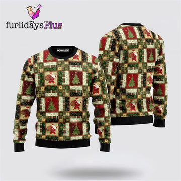 Santa Christmas Pattern Ugly Sweater ,Christmas Ugly Sweater For Men, Women