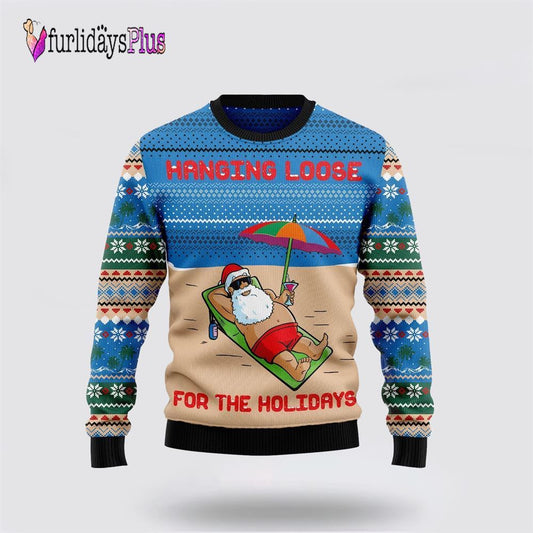 Santa Claus Holiday Ugly Christmas Sweater For Men And Women, Christmas Gift, Christmas Winter Fashion
