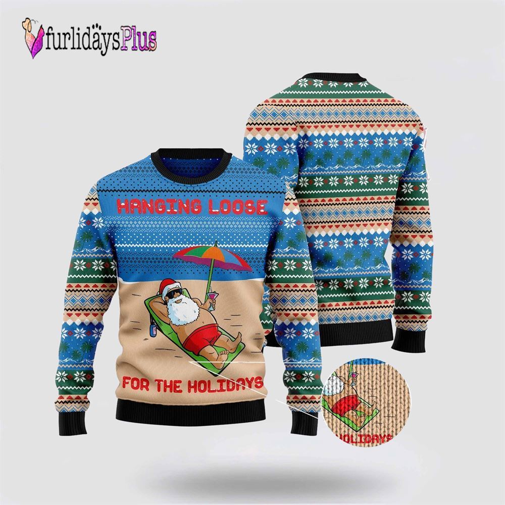 Santa Claus Holiday Ugly Christmas Sweater For Men And Women, Christmas Gift, Christmas Winter Fashion