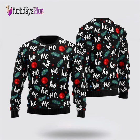 Santa Claus Laughing Pattern Ugly Christmas Sweater For Men And Women, Christmas Gift, Christmas Winter Fashion