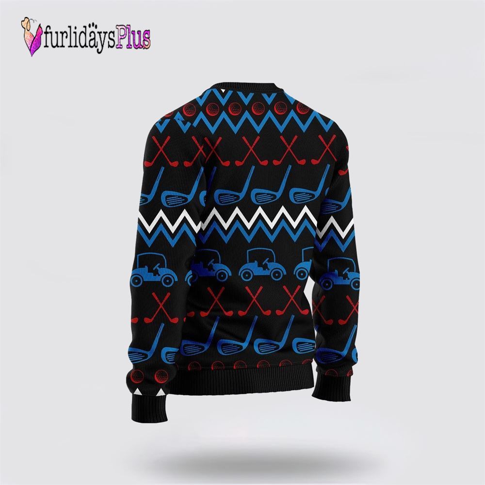 Santa Clause Golf Wonderland Ugly Christmas Sweater For Men And Women, Christmas Gift, Christmas Winter Fashion