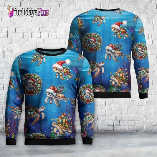 Sea Turtle Ugly Christmas Sweater For Men And Women, Christmas Gift, Christmas Winter Fashion