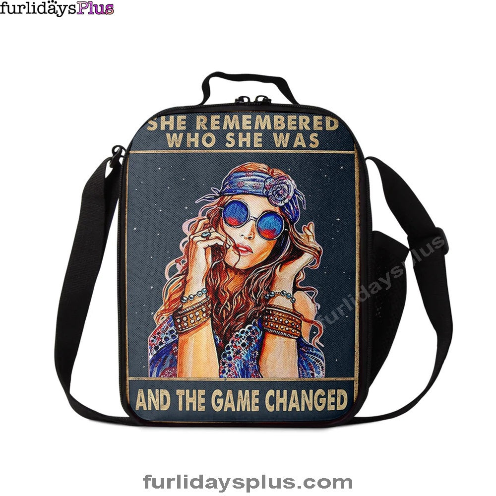 She Remembered Who She Was And The Game Changed Lunchbag, Encouragement Gifts For Women, Girls Teens Bedroom