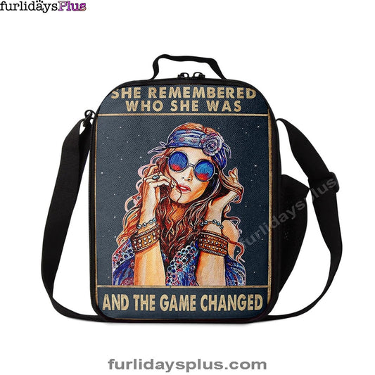 She Remembered Who She Was And The Game Changed Lunchbag, Encouragement Gifts For Women, Girls Teens Bedroom