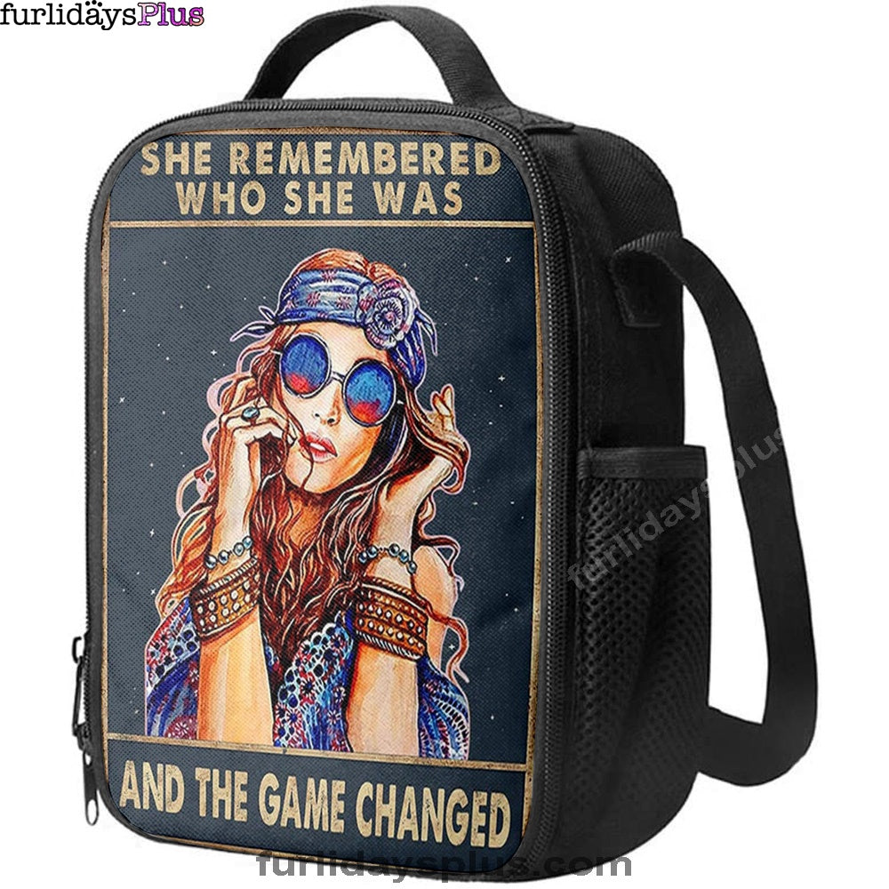 She Remembered Who She Was And The Game Changed Lunchbag, Encouragement Gifts For Women, Girls Teens Bedroom