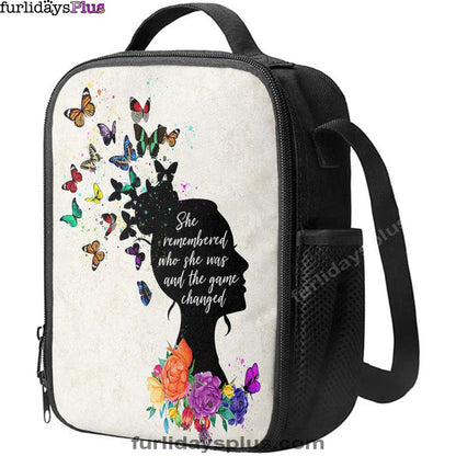 She Remembered Who She Was And The Game Changed Lunchbag, Motivational Encouragement Gifts For Women