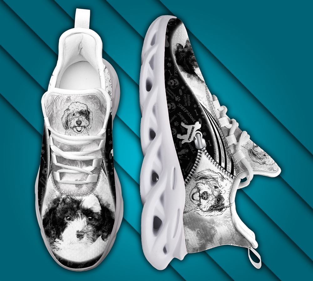 Sheepadoodle Sketch Max Soul Shoes For Women Men Kid - Gift For Dog lover