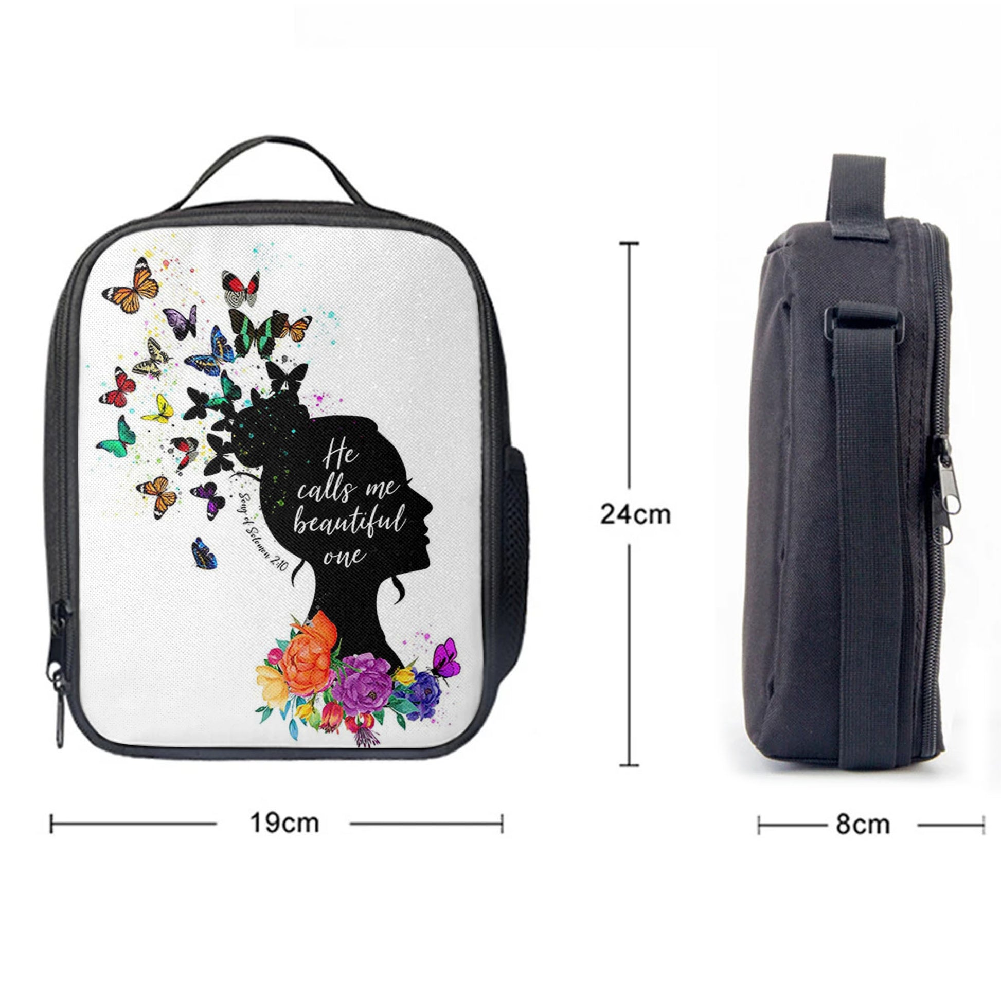 Song Of Solomon 2 10 Lunchbag, He Calls Me Beautiful One Lunchbag, Encouragement Christian Gifts For Women, Teens, Girls