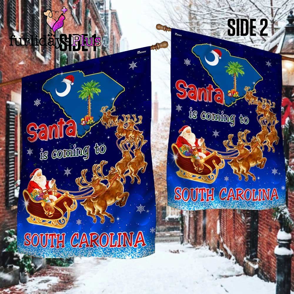 South Carolina Christmas Flag Santa Is Coming To South Carolina
