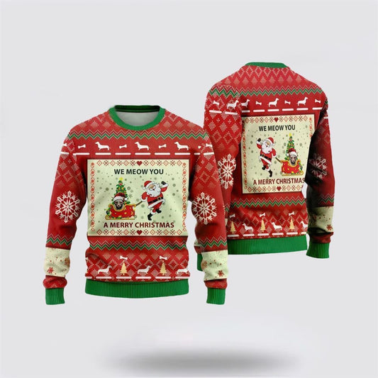 Sphynx Cats Ugly Christmas Sweater, Christmas Sweater For Cat Lover