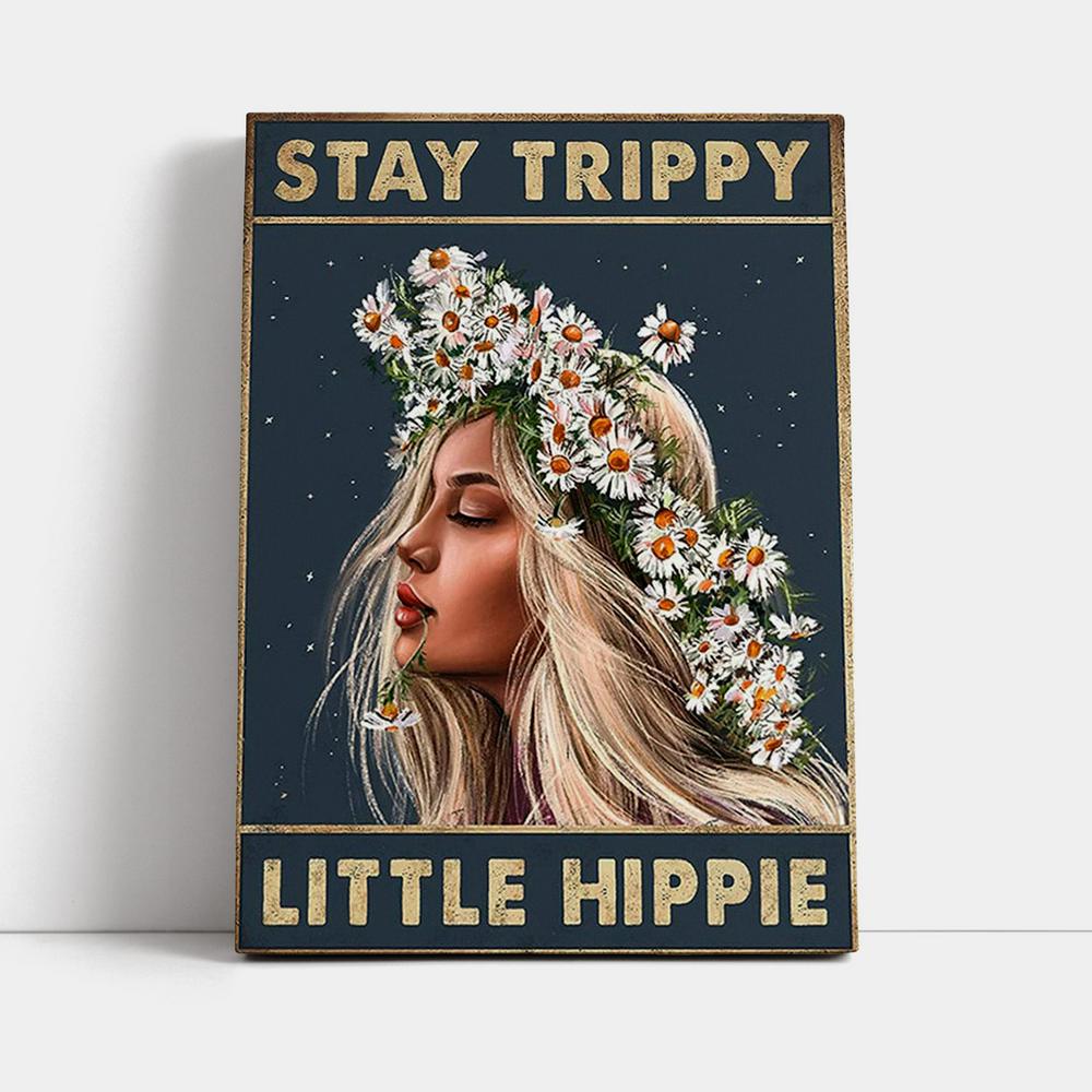 Stay Trippy Little Daisy Flower Wall Art - Trippy Wall Decor