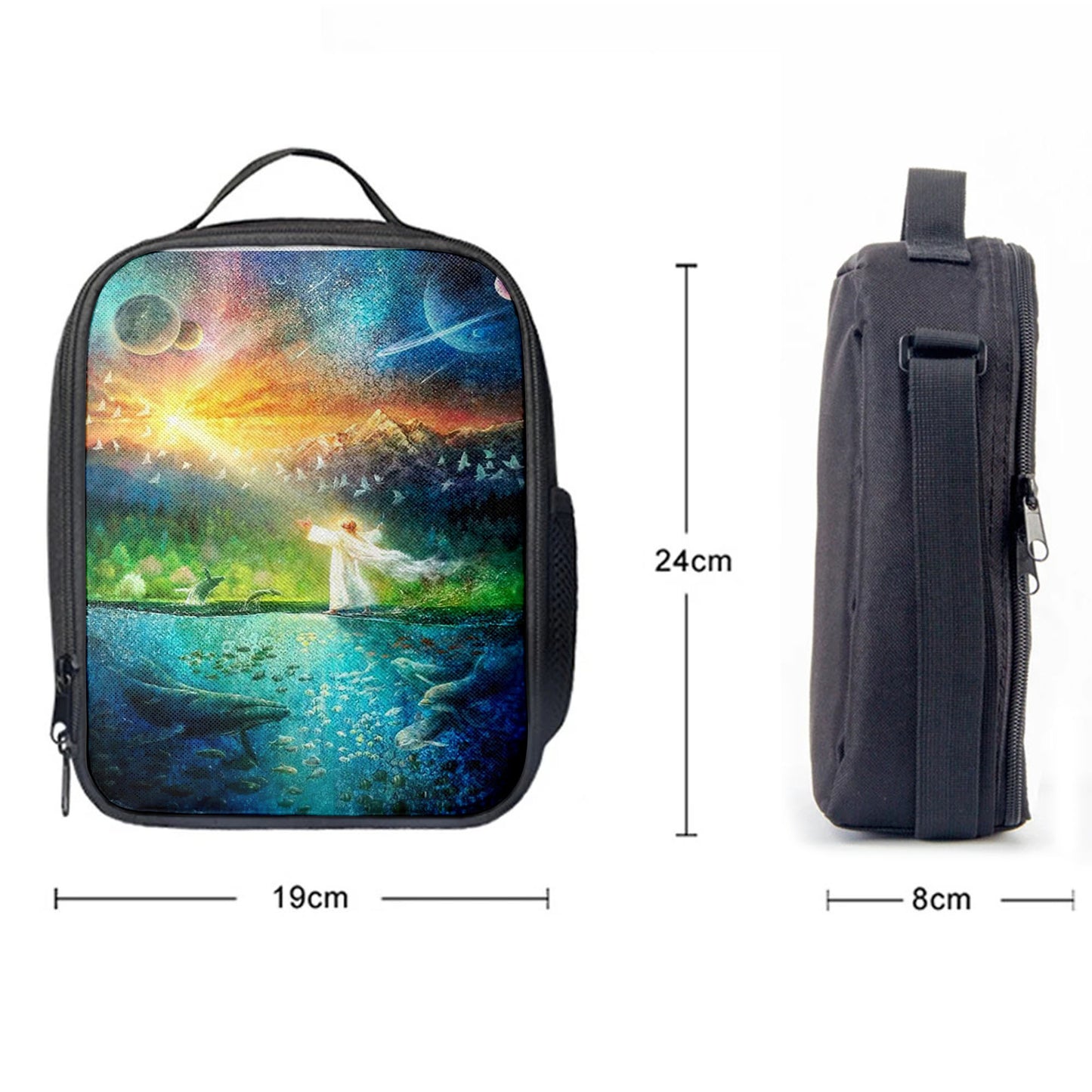 Symphony Of Praise Jesus Lunchbag, Jesus Christ Lunch Bag, Christian Lunchbag