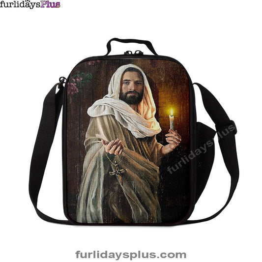 Take My Hand Jesus Christ The Redeemer Jesus Calls Lunchbag, Jesus Christ Lunch Bag, Christian Lunchbag