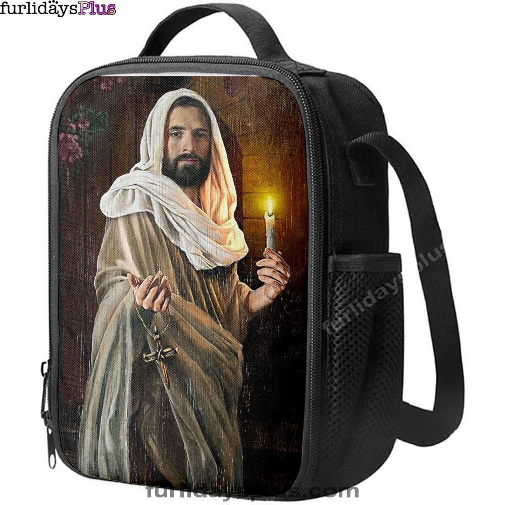 Take My Hand Jesus Christ The Redeemer Jesus Calls Lunchbag, Jesus Christ Lunch Bag, Christian Lunchbag