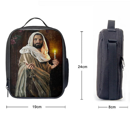 Take My Hand Jesus Christ The Redeemer Jesus Calls Lunchbag, Jesus Christ Lunch Bag, Christian Lunchbag
