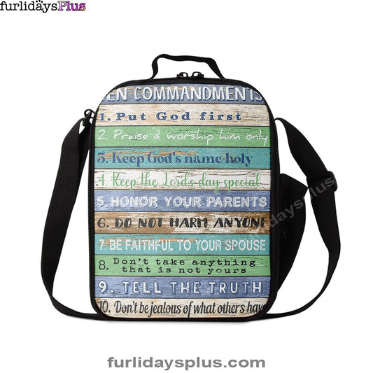 Ten Commandments Lunchbag Lunchbag 1, Christian Lunchbag Lunch Bag