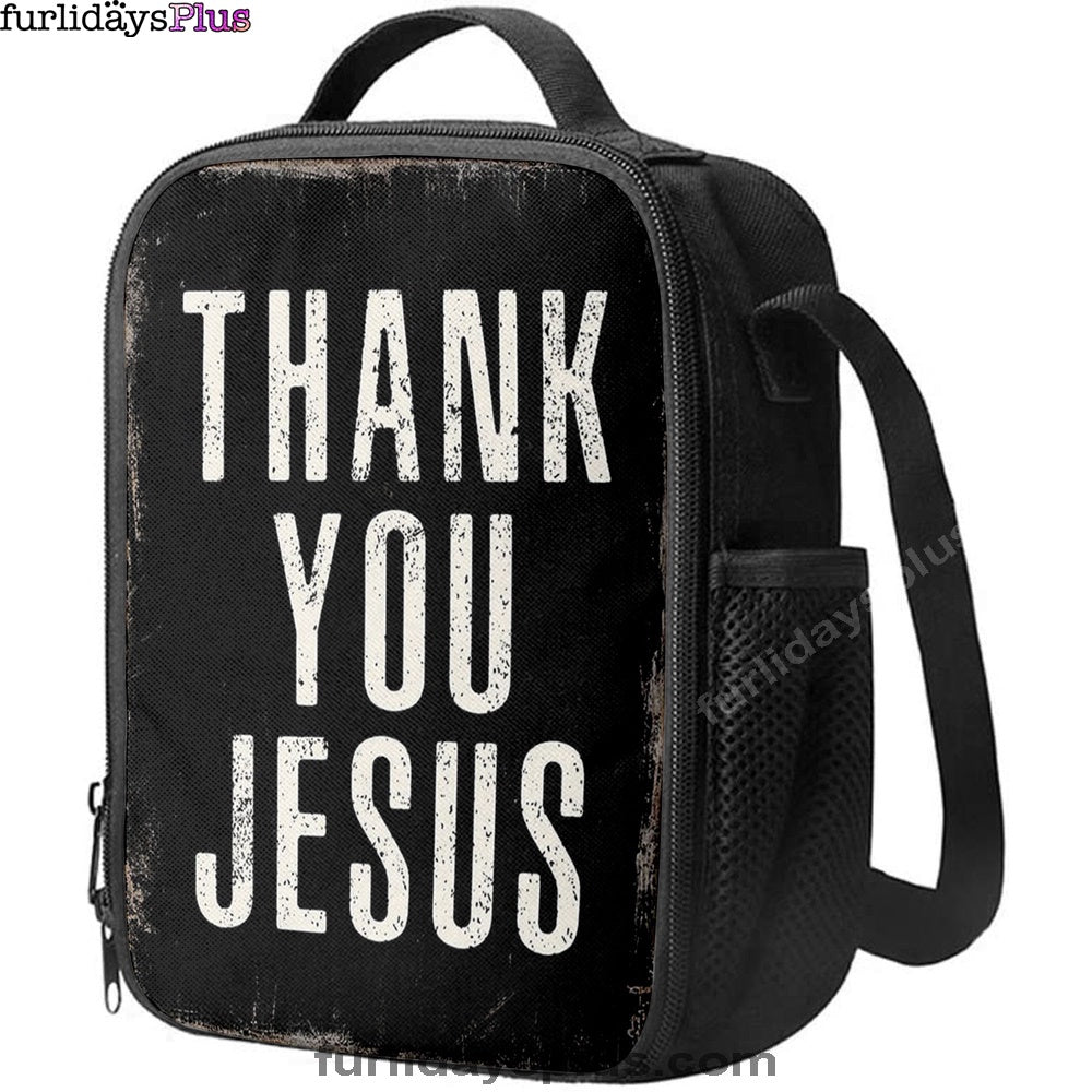 Thank You Jesus Lunchbag Lunch Bag, Christian Lunchbag Lunch Bag