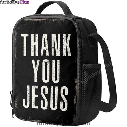Thank You Jesus Lunchbag Lunch Bag, Christian Lunchbag Lunch Bag