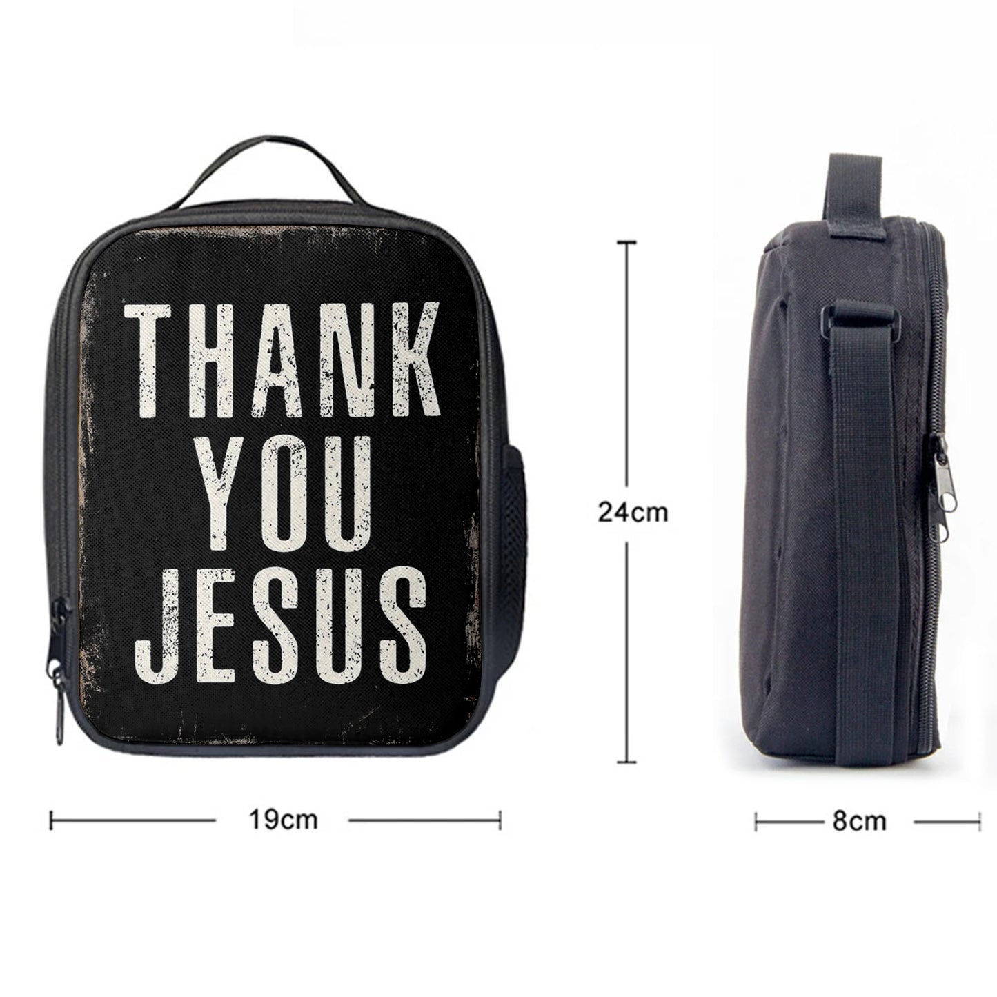 Thank You Jesus Lunchbag Lunch Bag, Christian Lunchbag Lunch Bag