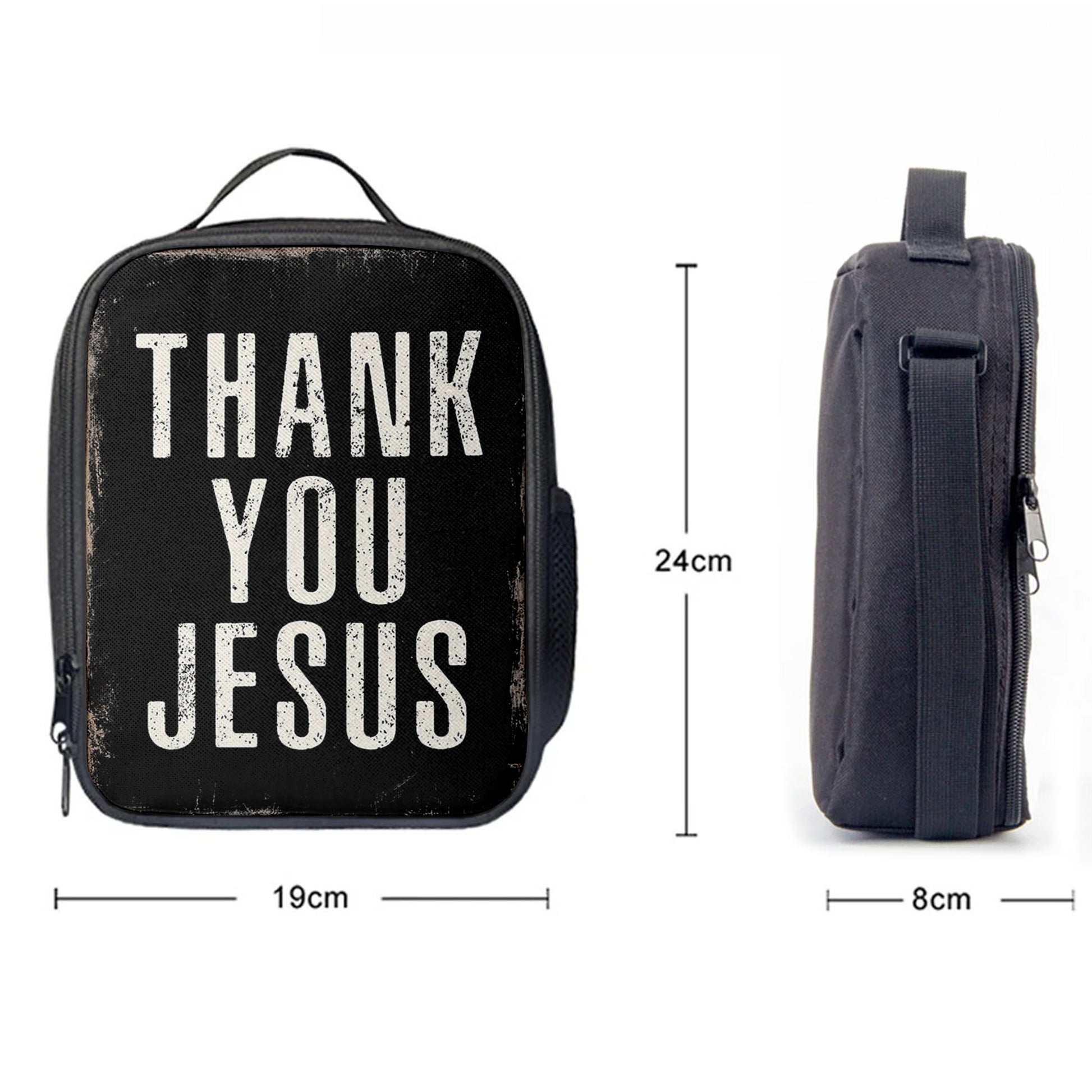 Thank You Jesus Lunchbag Lunch Bag, Christian Lunchbag Lunch Bag