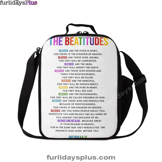 The Beatitudes Lunchbag Lunch Bag, Christian Lunchbag Lunch Bag