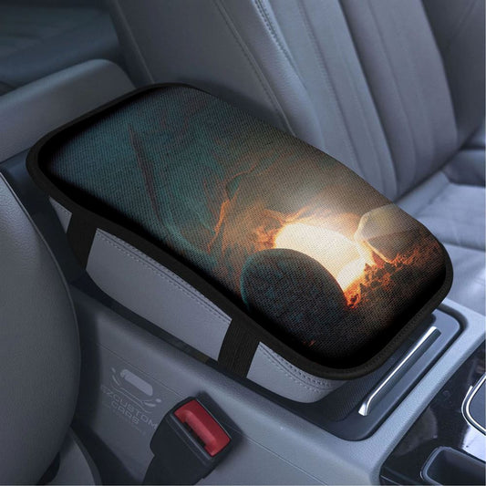 The Empty Tomb Easter Car Armrest Seat Cover, Christian Car Center Console Covers, Christian Car Accessory