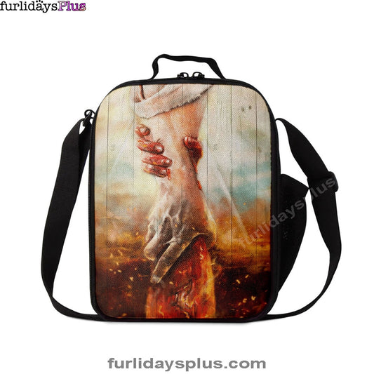 The Hand Of God Jesus Lunchbag, Jesus Christ Lunch Bag, Christian Lunchbag