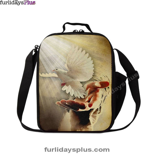 The Hand Of God Picture Jesus Hands Lunchbag, Bible Verse Lunchbag, Scripture Lunch Bag
