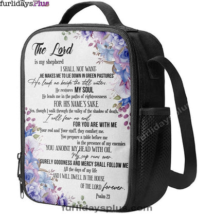 The Lord Is My Shepherd Psalm 23 Lunchbag, Bible Verse Lunchbag, Scripture Lunch Bag