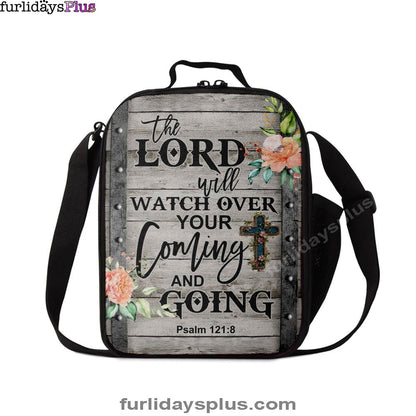 The Lord Will Watch Over Your Coming And Going Psalm 1218 Lunchbag, Bible Verse Lunchbag, Scripture Lunch Bag